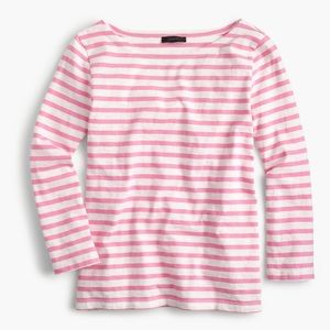 J.Crew Striped Boatneck t shirt